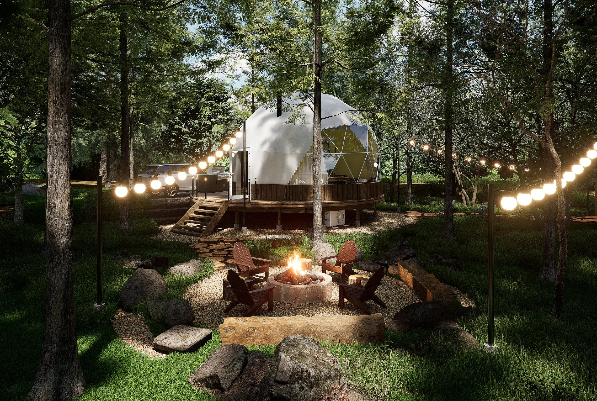 Geodesic Domes - Under Construction
