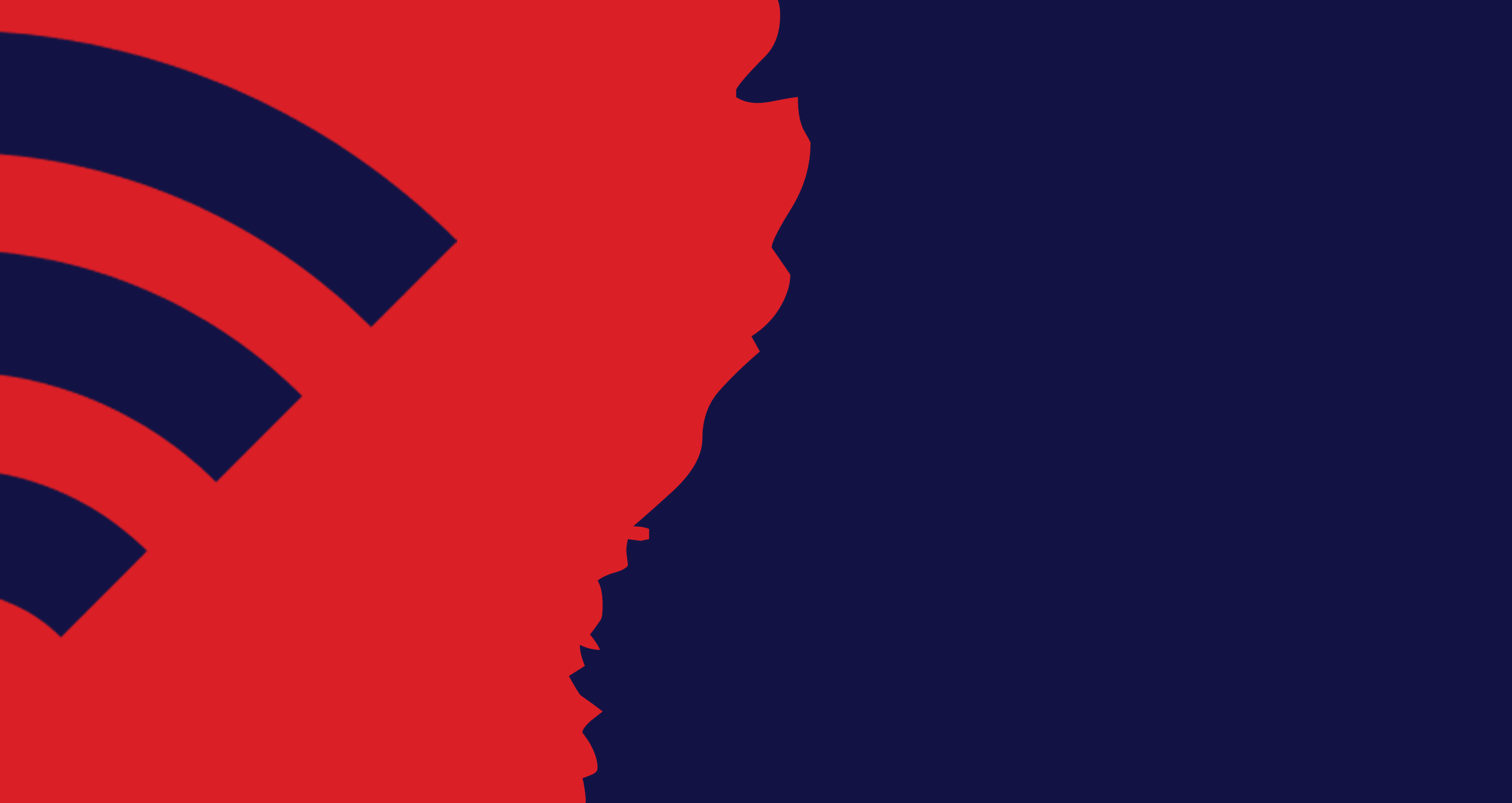 GRAPHIC:  An wifi logo overlaying a State of Arkansas icon