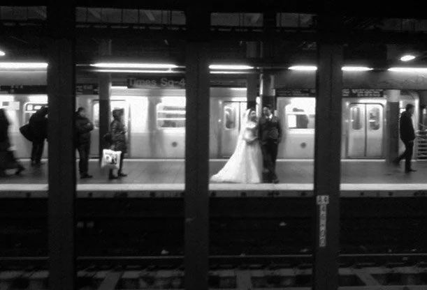 New Weds in the Subway