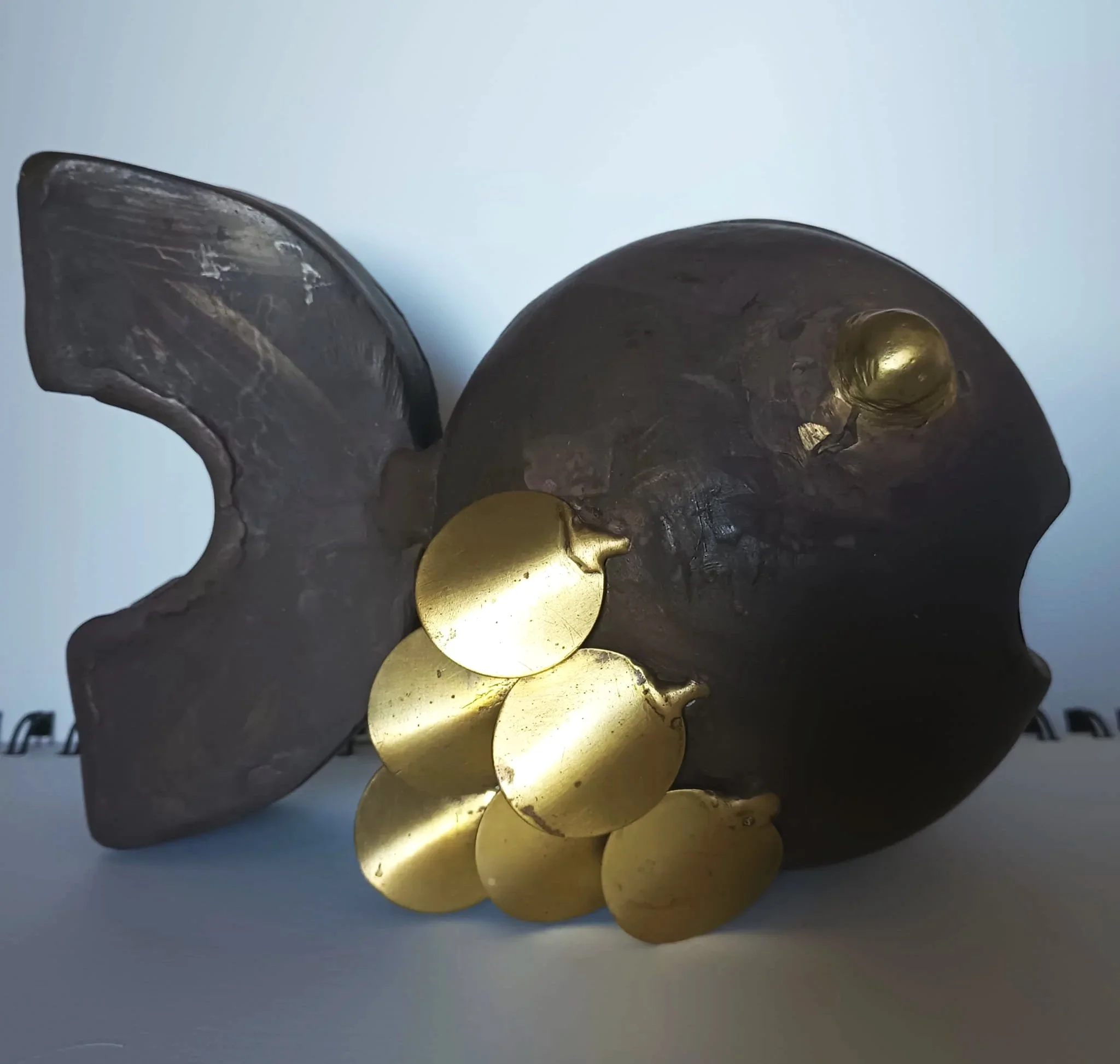 Pez with patina / Bronce / 7 x 5"