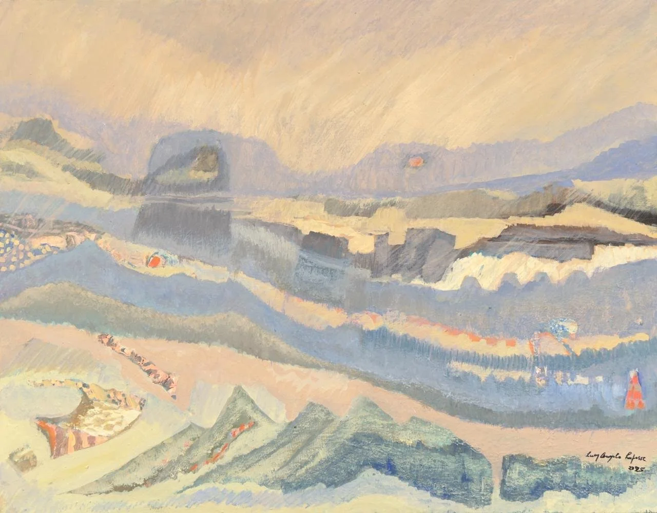 "HORIZONTES LEJANOS"
Acrylic on canvas / 55x75 cm
 Año 2025
