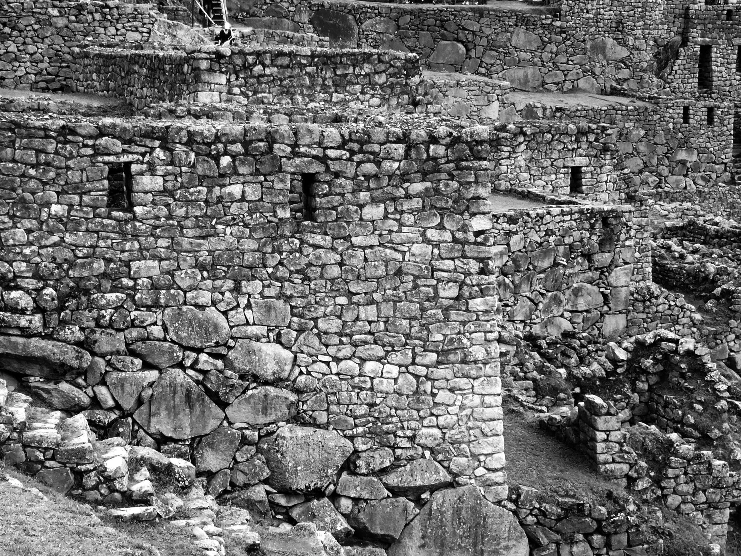 The architecture in Machu-Picchu
