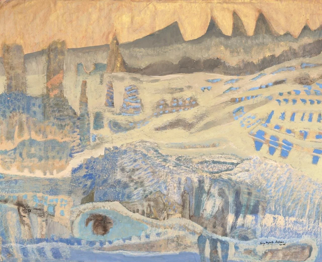 "EL MUNDO DE ABAJO" / Acrylic on canvas / 
72 x 92cm
