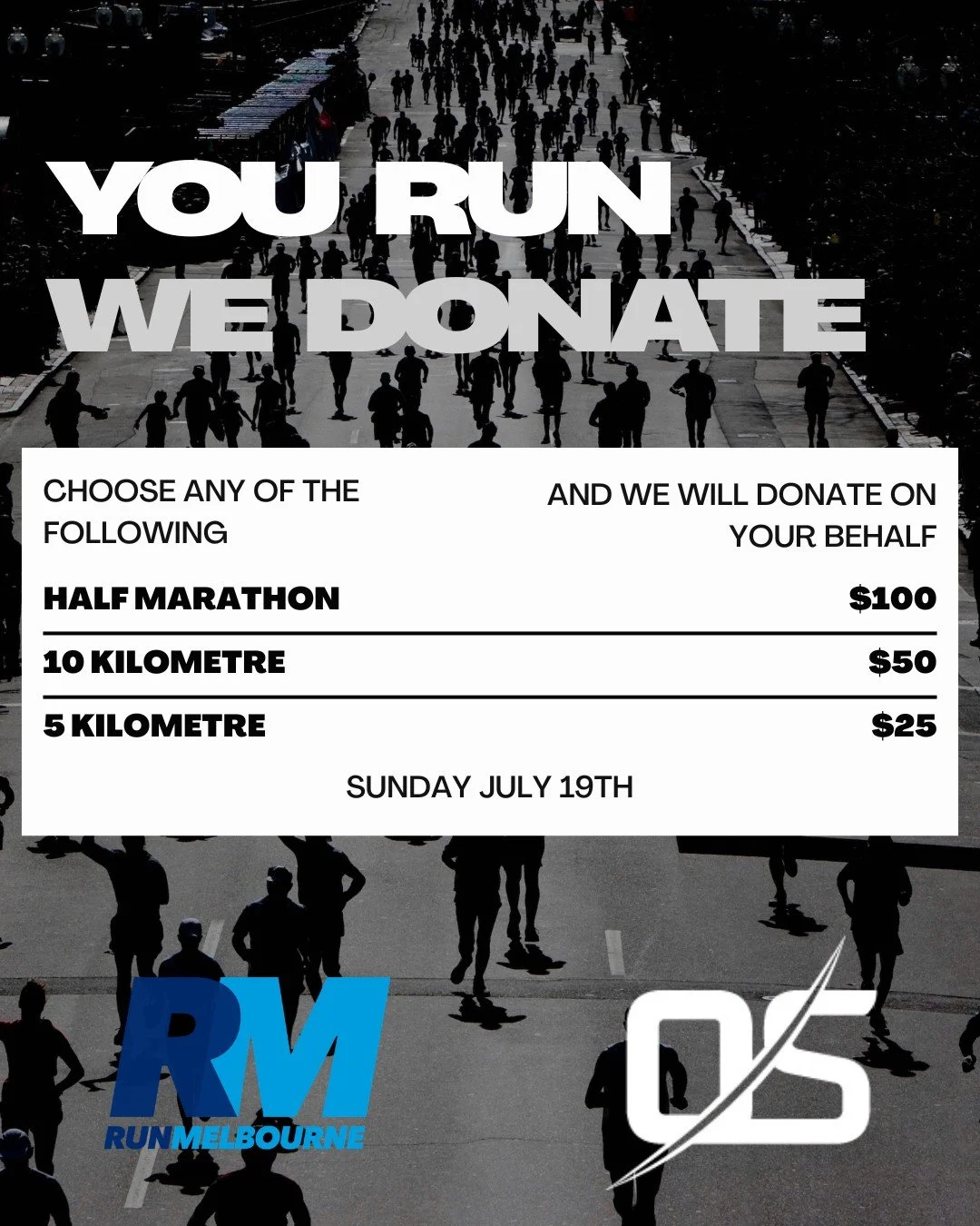 Reminder to sign up 👟

We&rsquo;re getting closer to the Melbourne Marathon and we&rsquo;d love to have you join us.

To make it even more meaningful, we&rsquo;ll be donating for every patient who signs up:
&bull; $100 for the half marathon
&bull; $