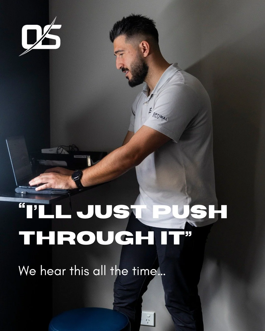 &ldquo;I&rsquo;ll just push through it&rdquo;

It&rsquo;s something a lot of people do, especially when the pain feels small or manageable.

But pushing through isn&rsquo;t always the best option.

Sometimes it can lead to the issue sticking around l