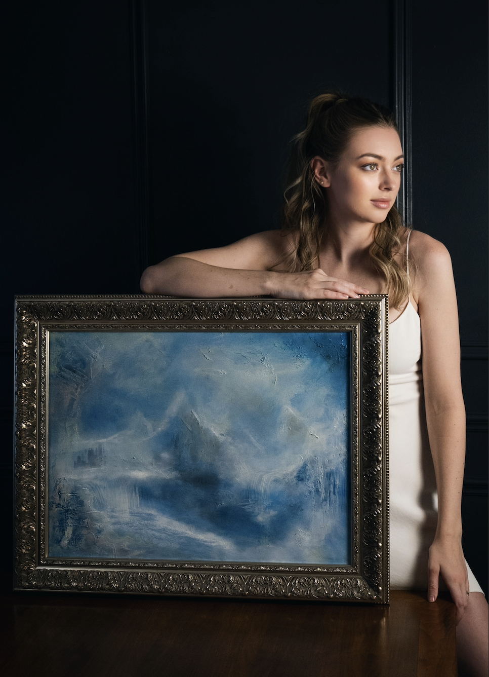 Veil of the North Oil Painting On Canvas