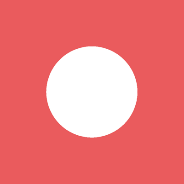 Icon of the music agency "Intermusica", displaying a red square with a white circle in the center.