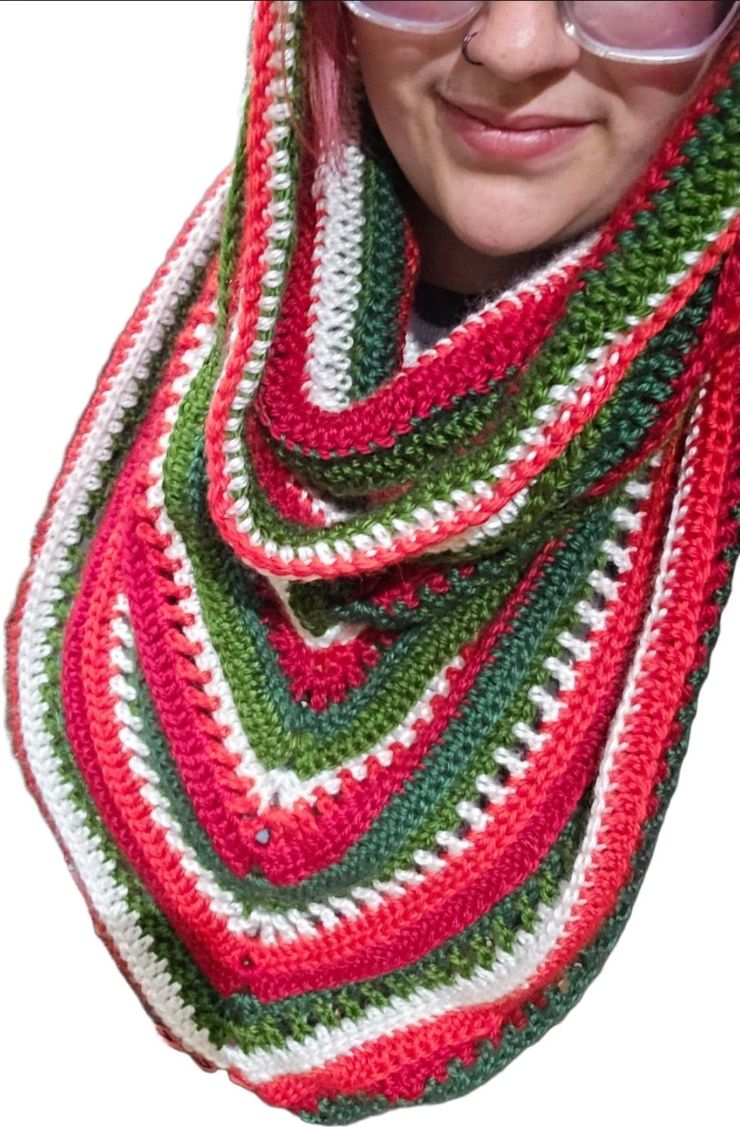 Christmas Hooded Scarf