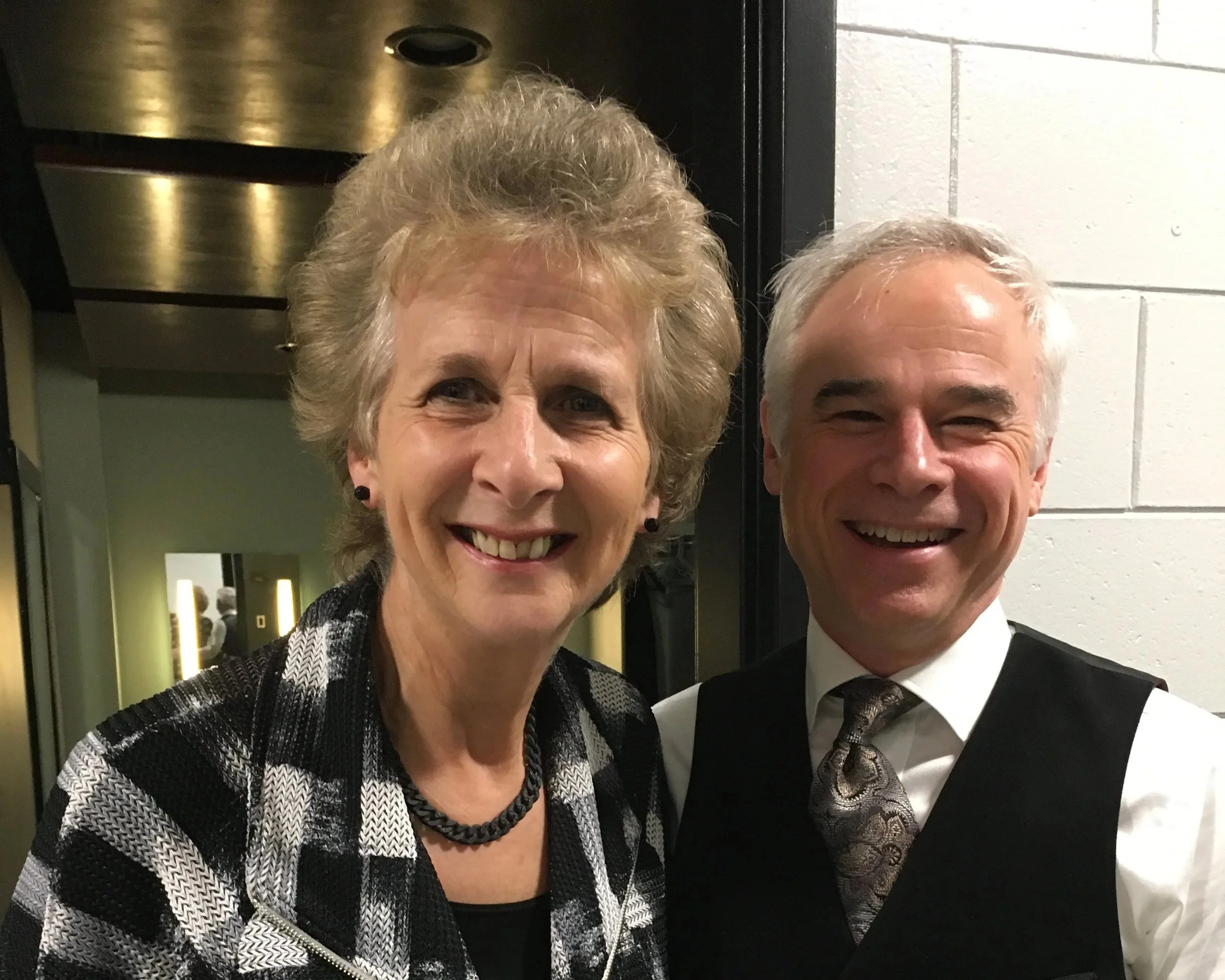 With conductor Jane Glover