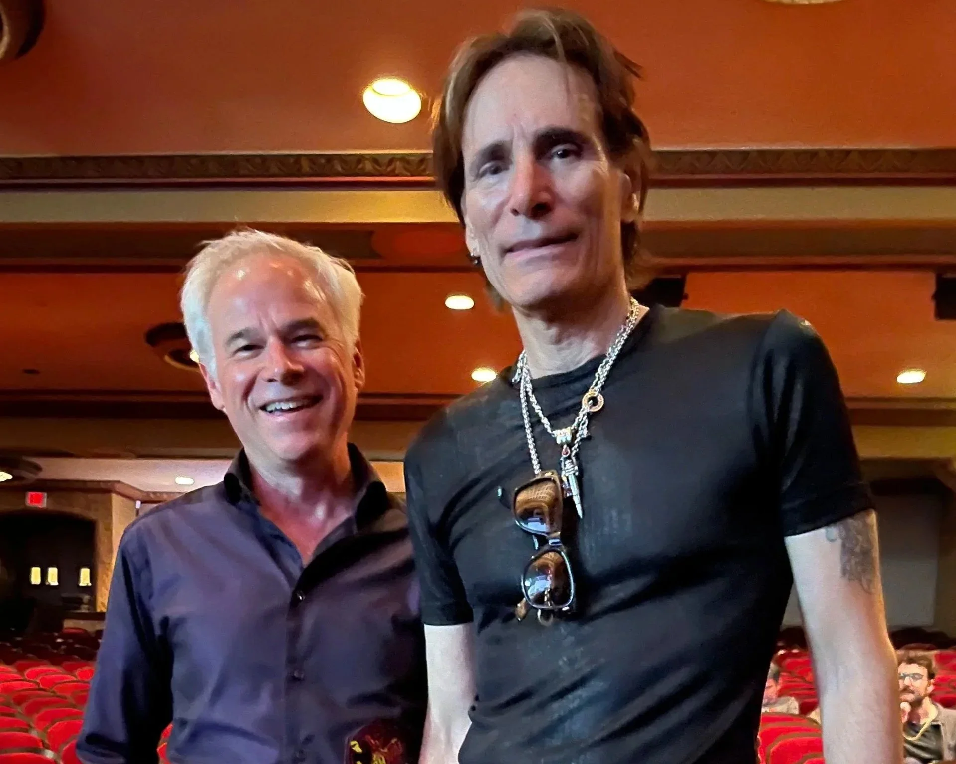 With Steve Vai