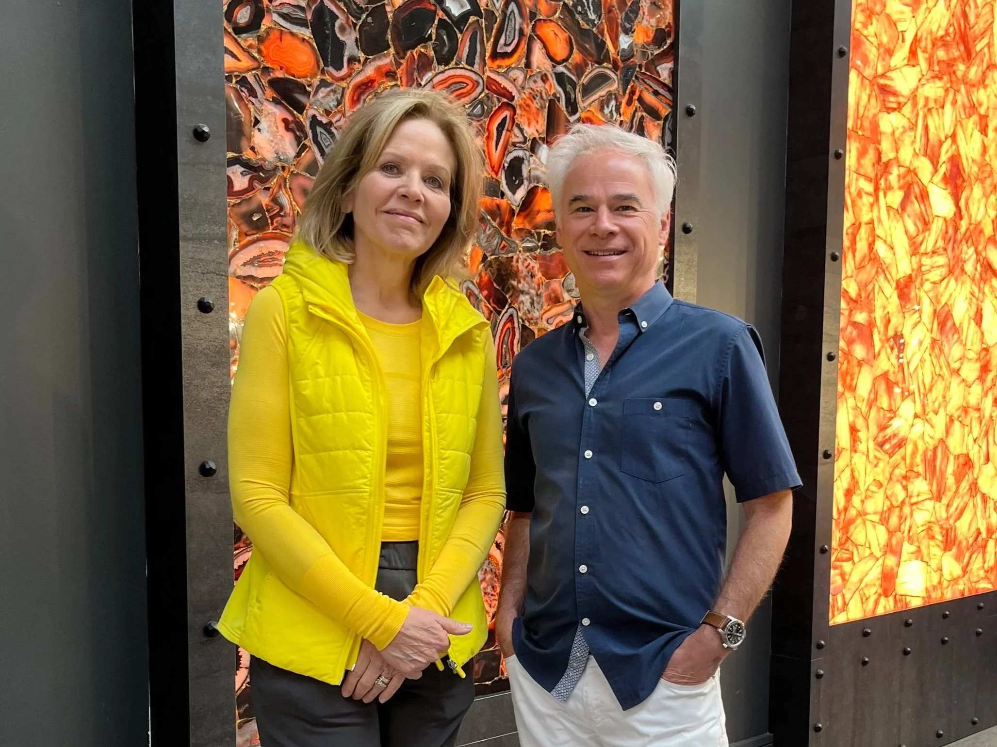 With soprano Renée Fleming