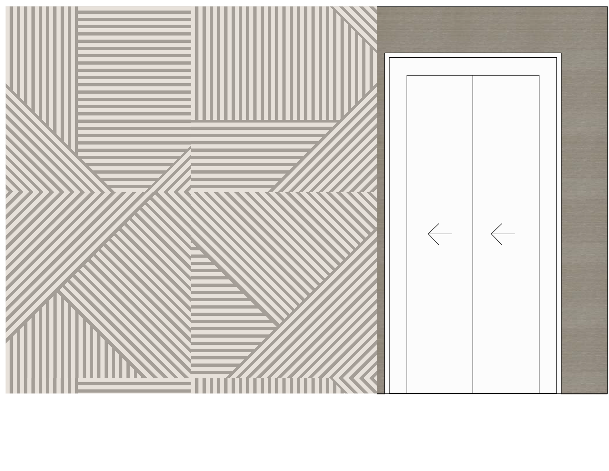 Technical elevation for Plyboo bamboo panel installation designed for sustainable architectural wall systems in commercial spaces.