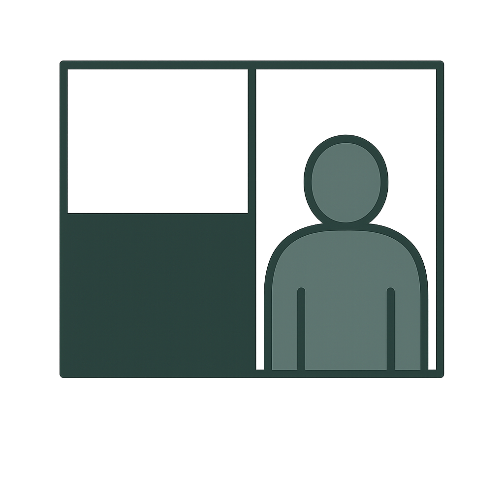 Commercial privacy window film applied to office glass to increase privacy while maintaining natural light.