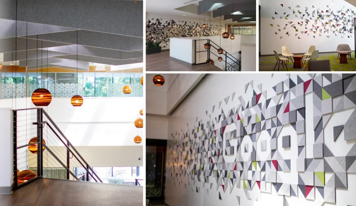 When design and acoustics come together, it creates a beautiful piece of art that not only provides aesthetics but reduces noise in a space.