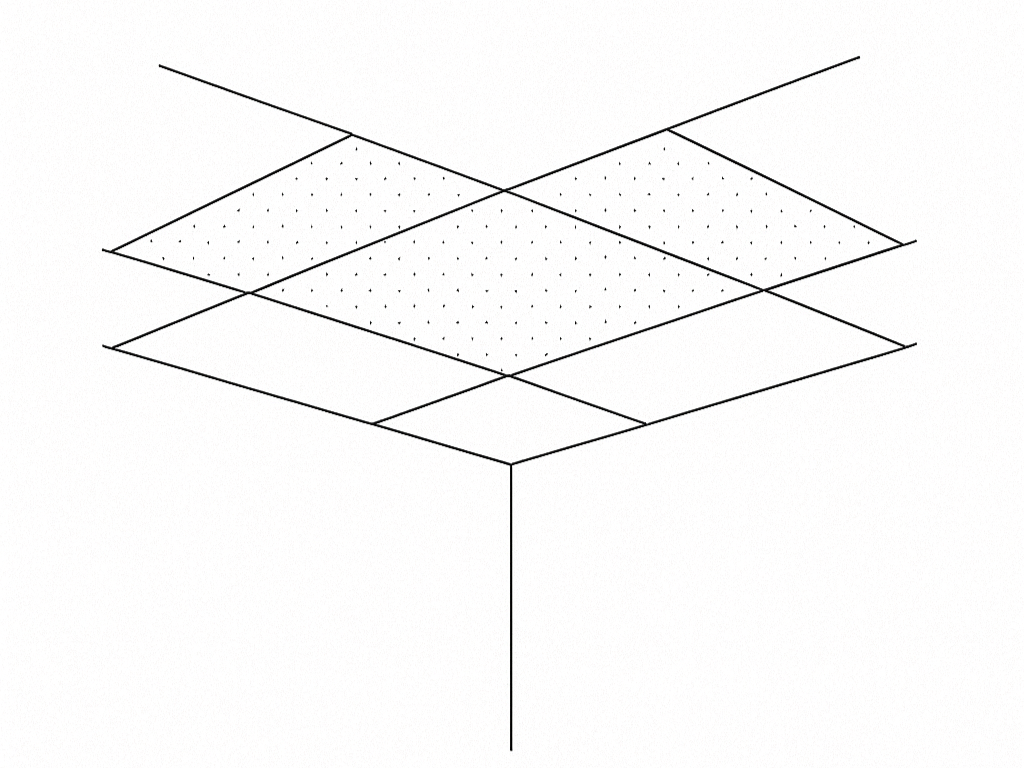 Integrated acoustic ceiling solution providing uniform sound management and echo reduction throughout large commercial interiors