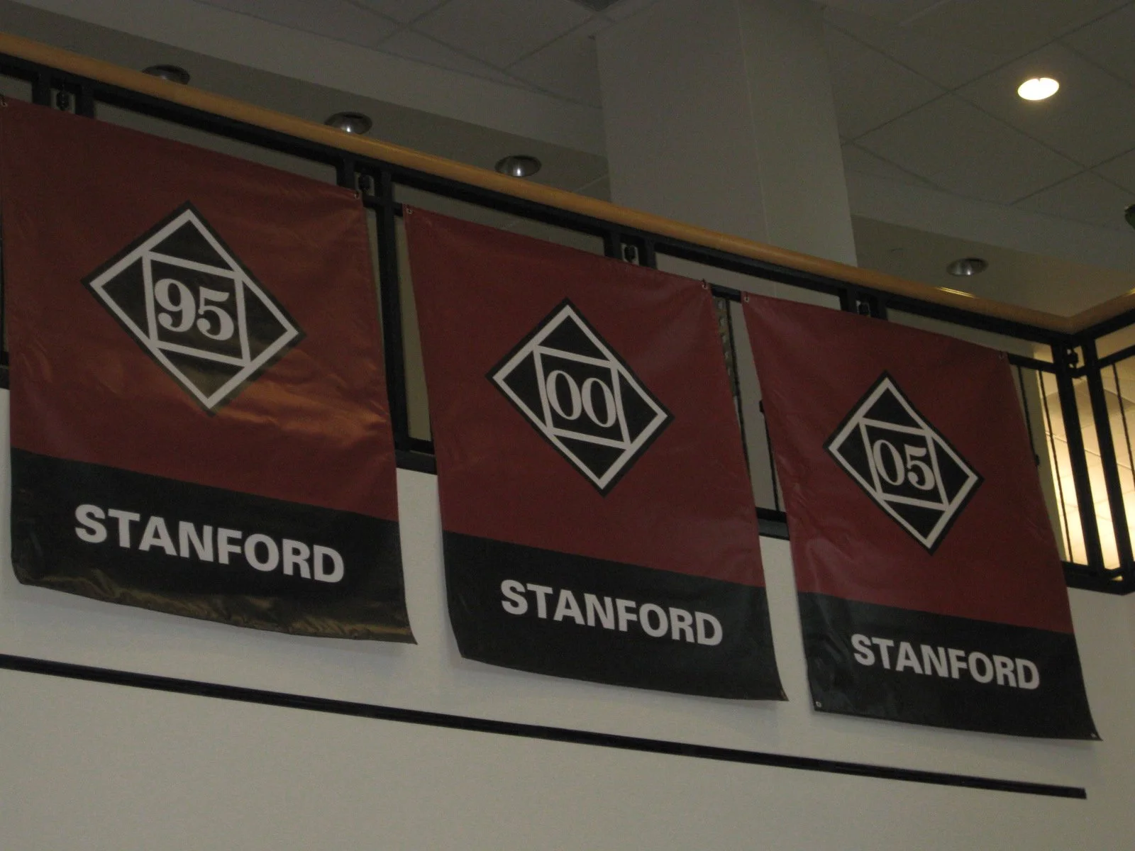 Exterior building banner signage installed to promote brand visibility and business identity