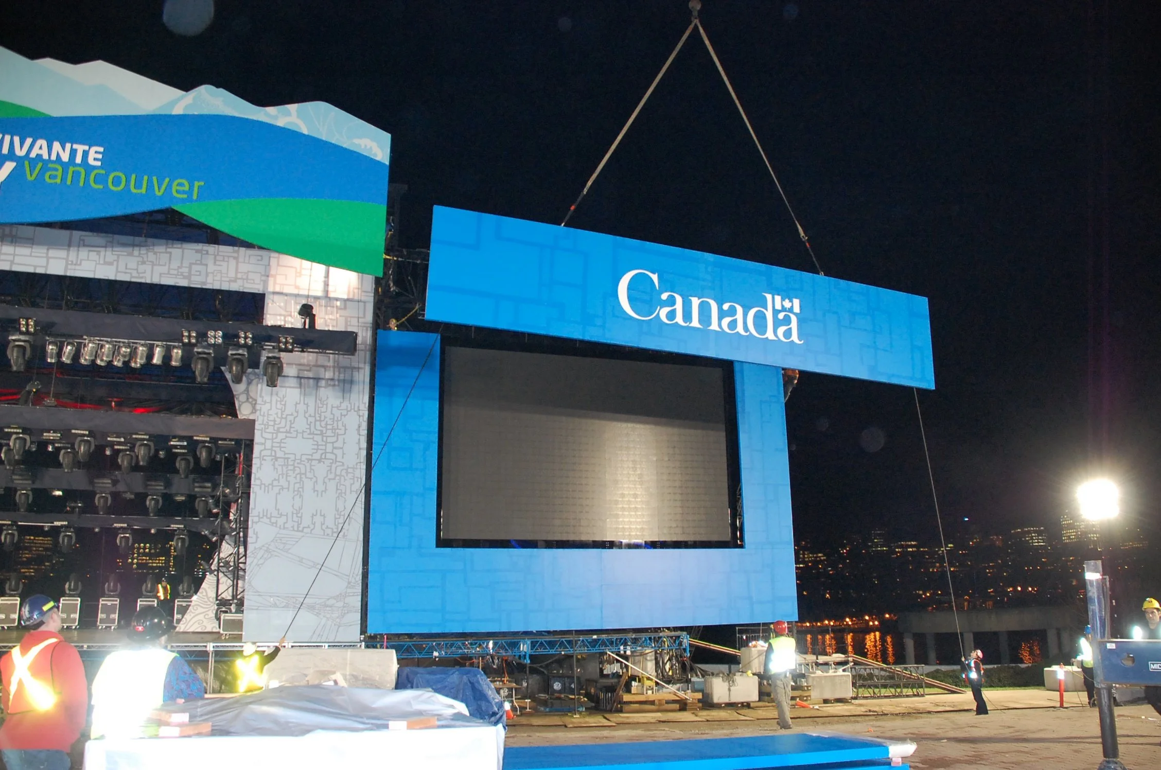 Banner sign for a trade show