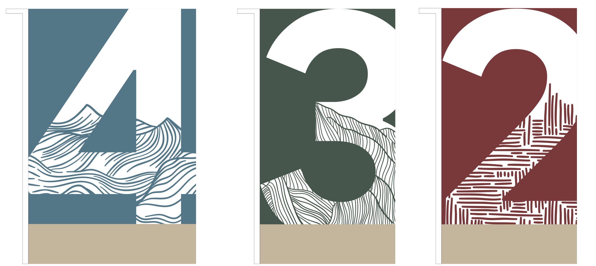 Design proof for custom dimensional lobby signage at Google Santa Cruz, showing layout, scale, and material planning prior to fabrication.