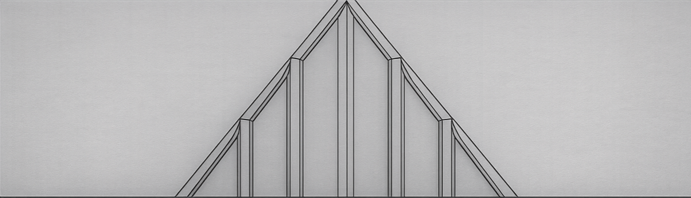 Close-up detail of Acoufelt Pennant Fracture PET acoustic wall panels designed for noise reduction and modern architectural wall design in commercial interiors.