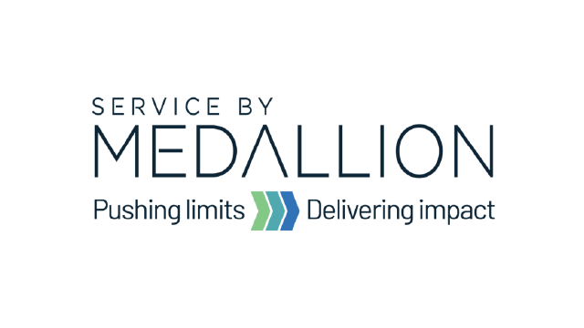 Service by Medallion logo, commercial facilities services partner