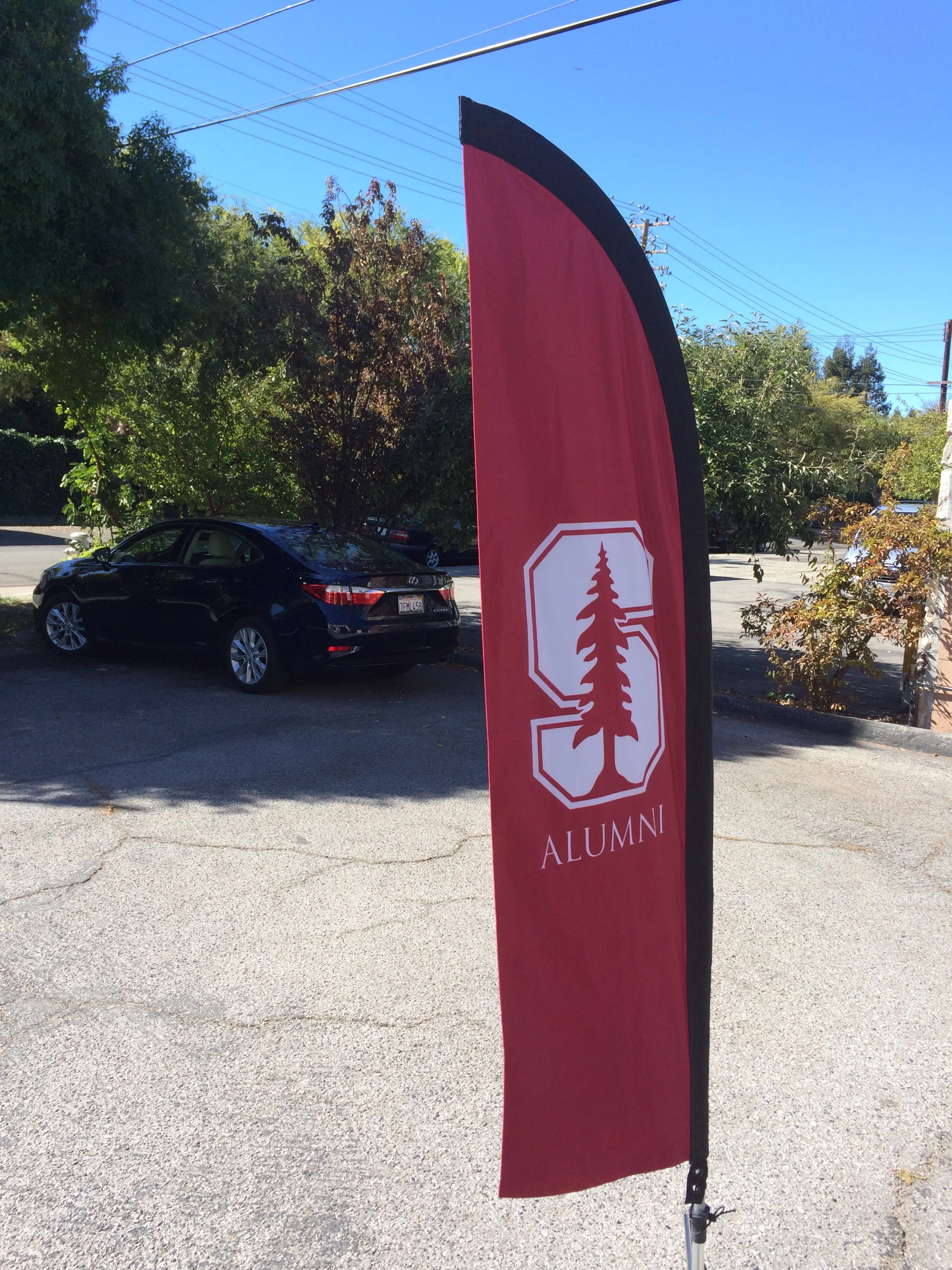 Vertical banner for Stanford University 