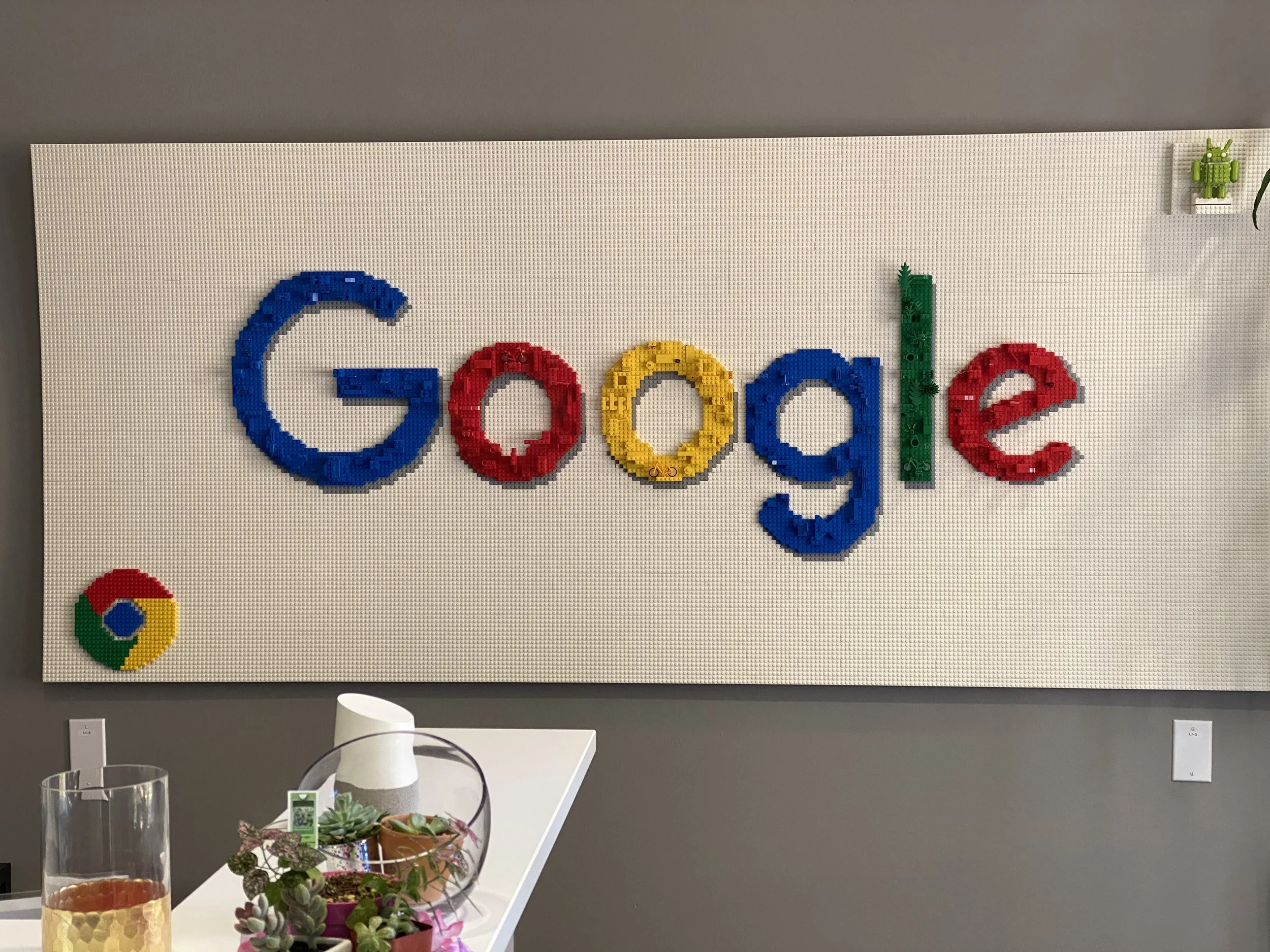 Close-up of custom dimensional brand lettering designed to create a clean, high-impact environmental graphic.