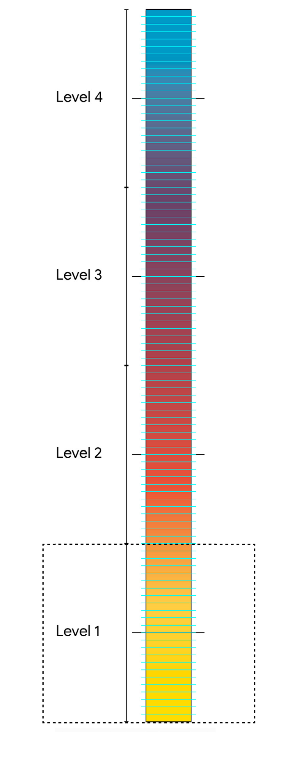 Color study and material palette for Google Santa Cruz stair graphics, ensuring accurate brand color matching and production consistency.