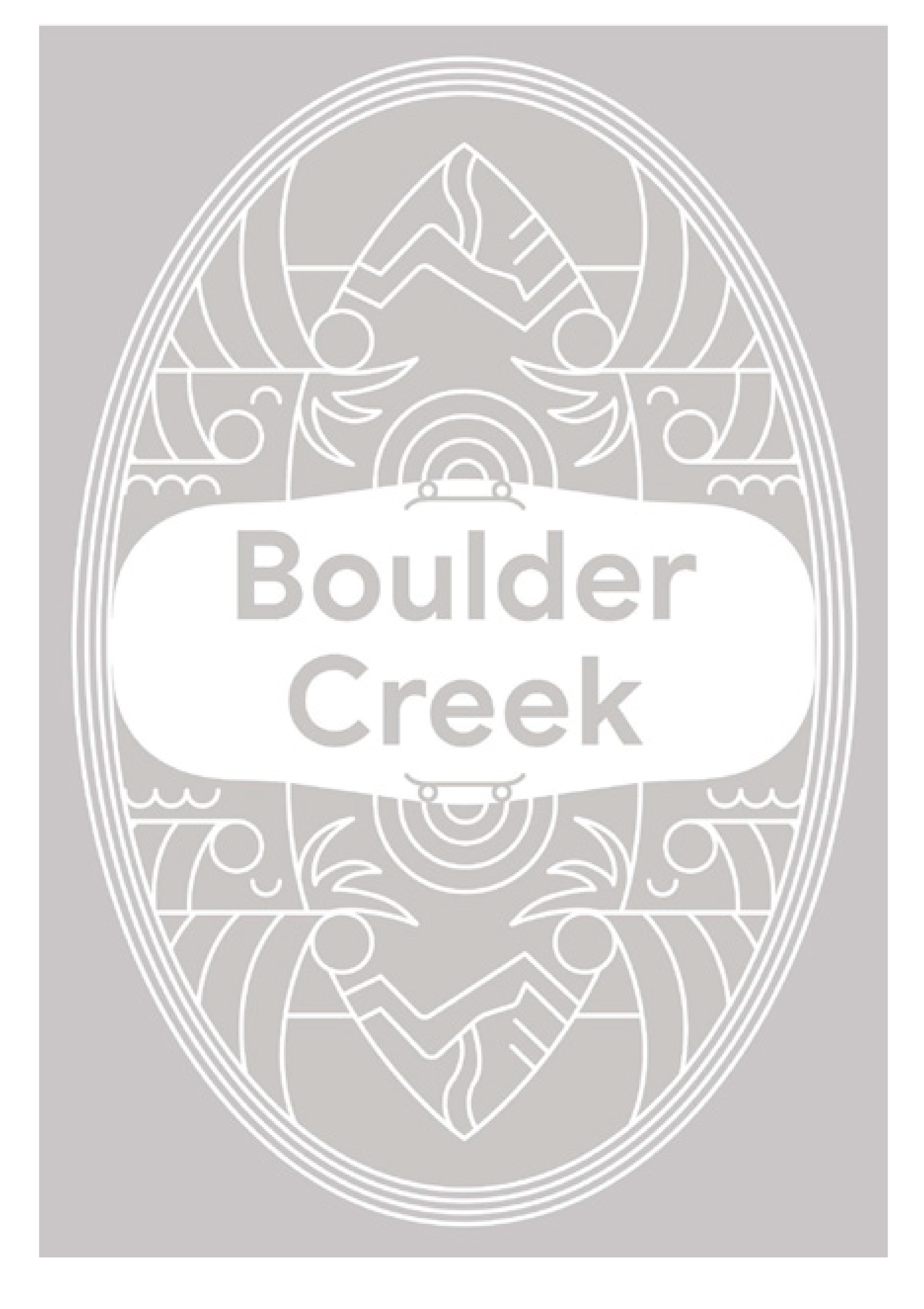 Design layout for custom room identification signage at Google Santa Cruz, showing typography, spacing, and mounting location for interior wayfinding.