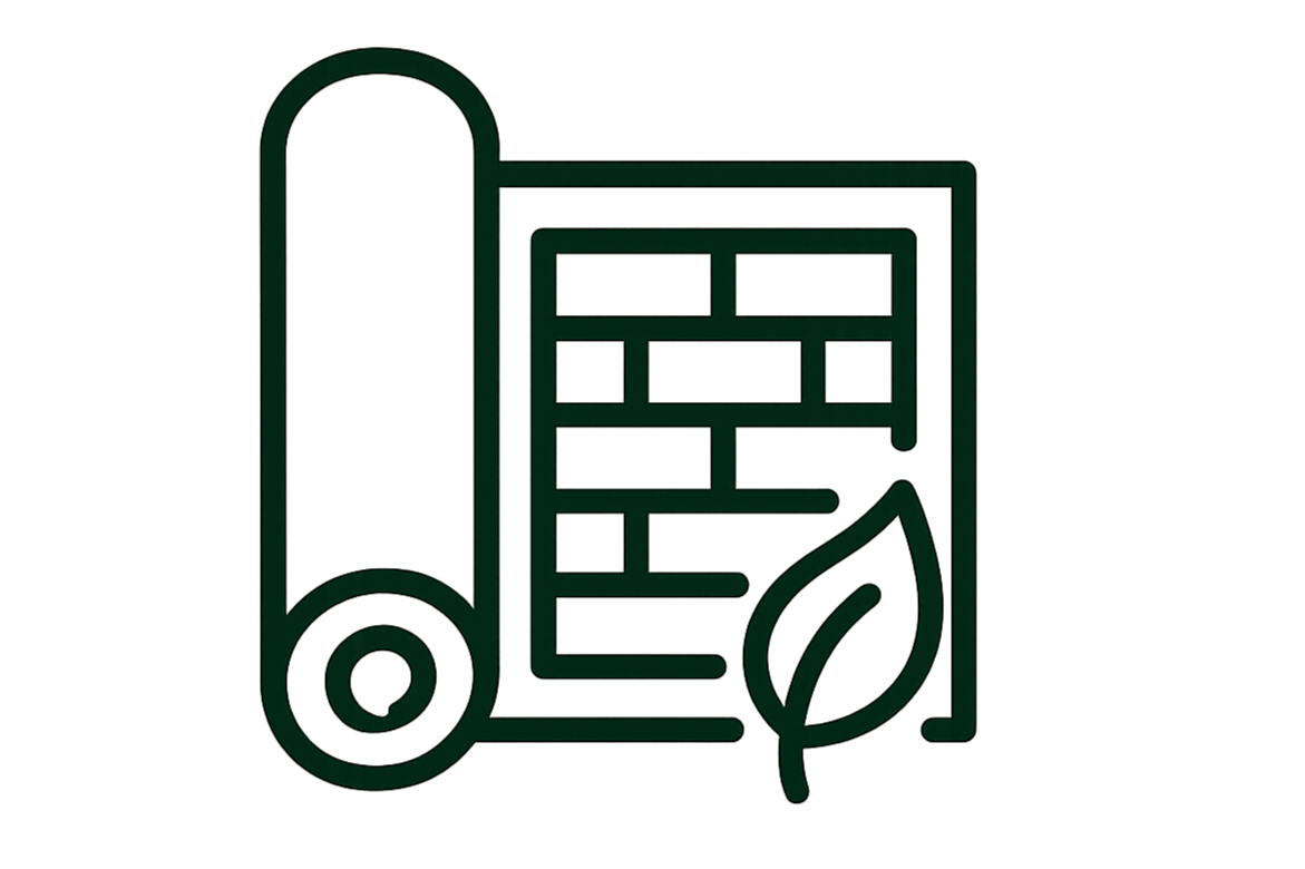 PVC-free eco-friendly wallcovering made from sustainable materials for low-VOC commercial interiors and LEED-focused building projects.