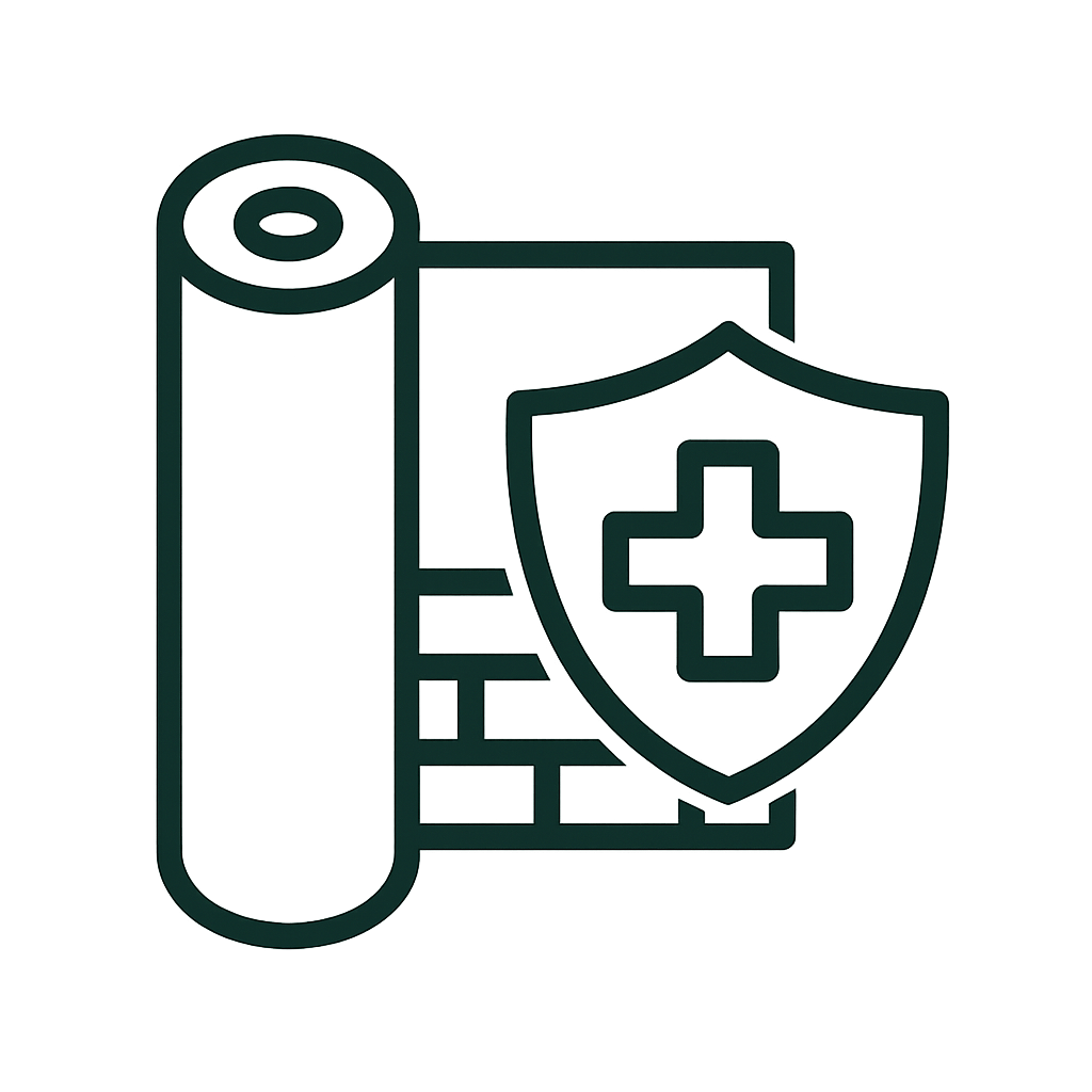 Impact-resistant performance wallcovering designed for healthcare and high-traffic commercial environments requiring durable, cleanable wall protection.