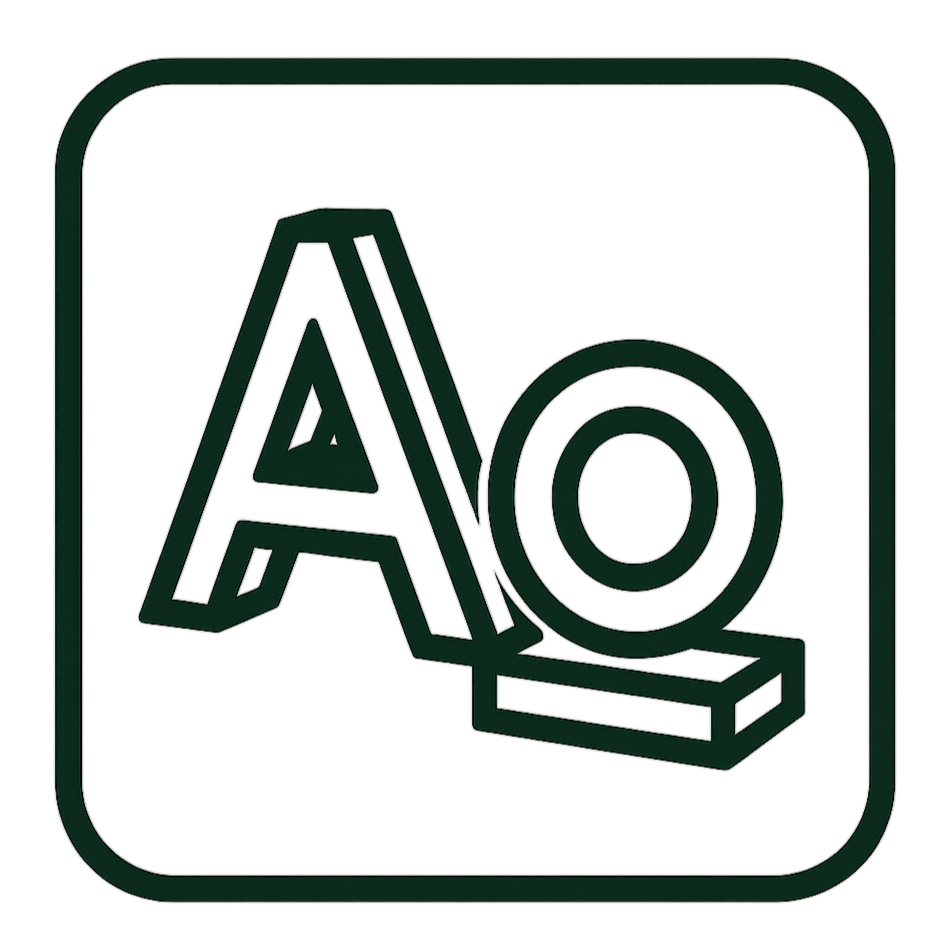 Dimensional letter signage installed in corporate lobby to enhance brand visibility and professional interior design