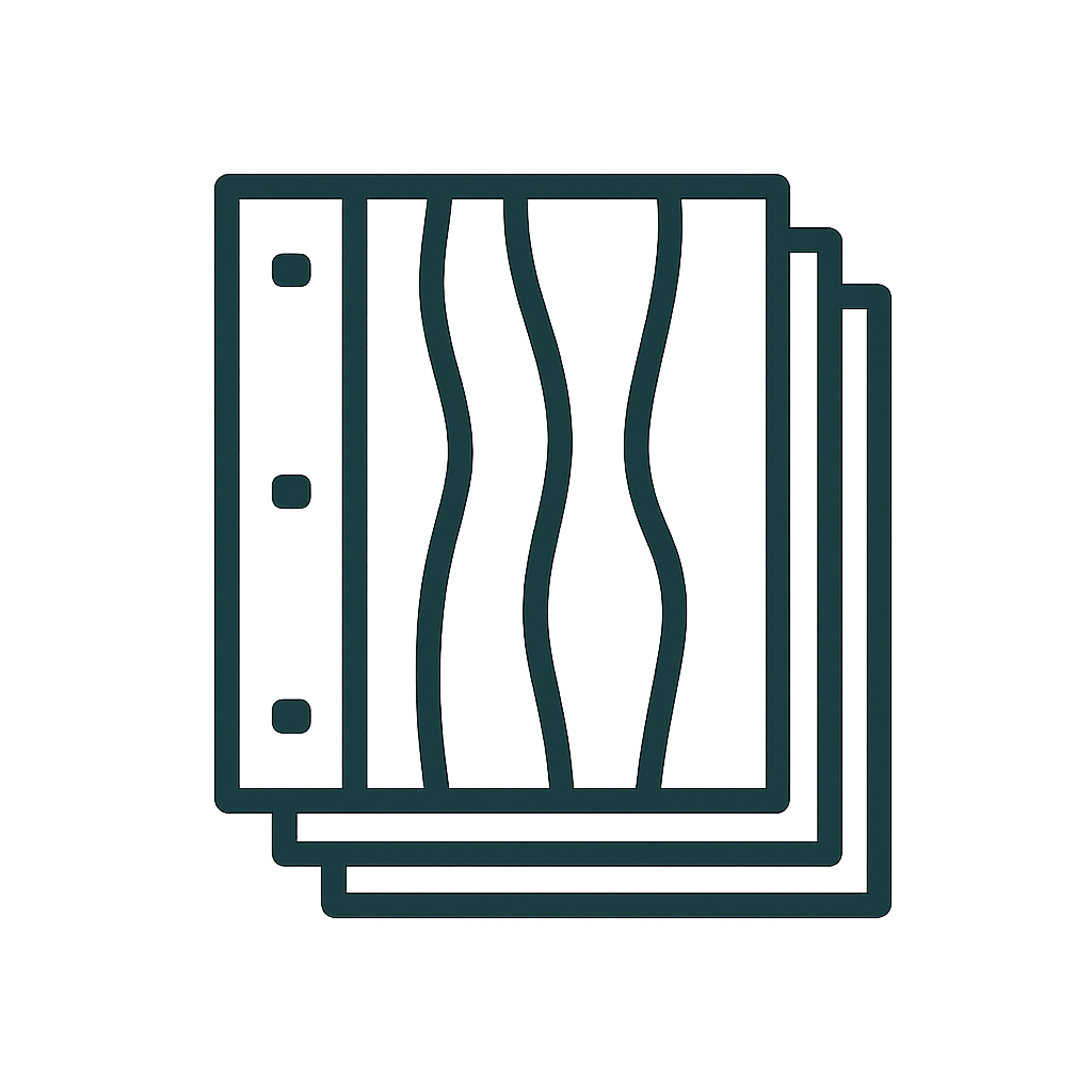 Prefinished wood wall panel icon for ready-to-install commercial interiors