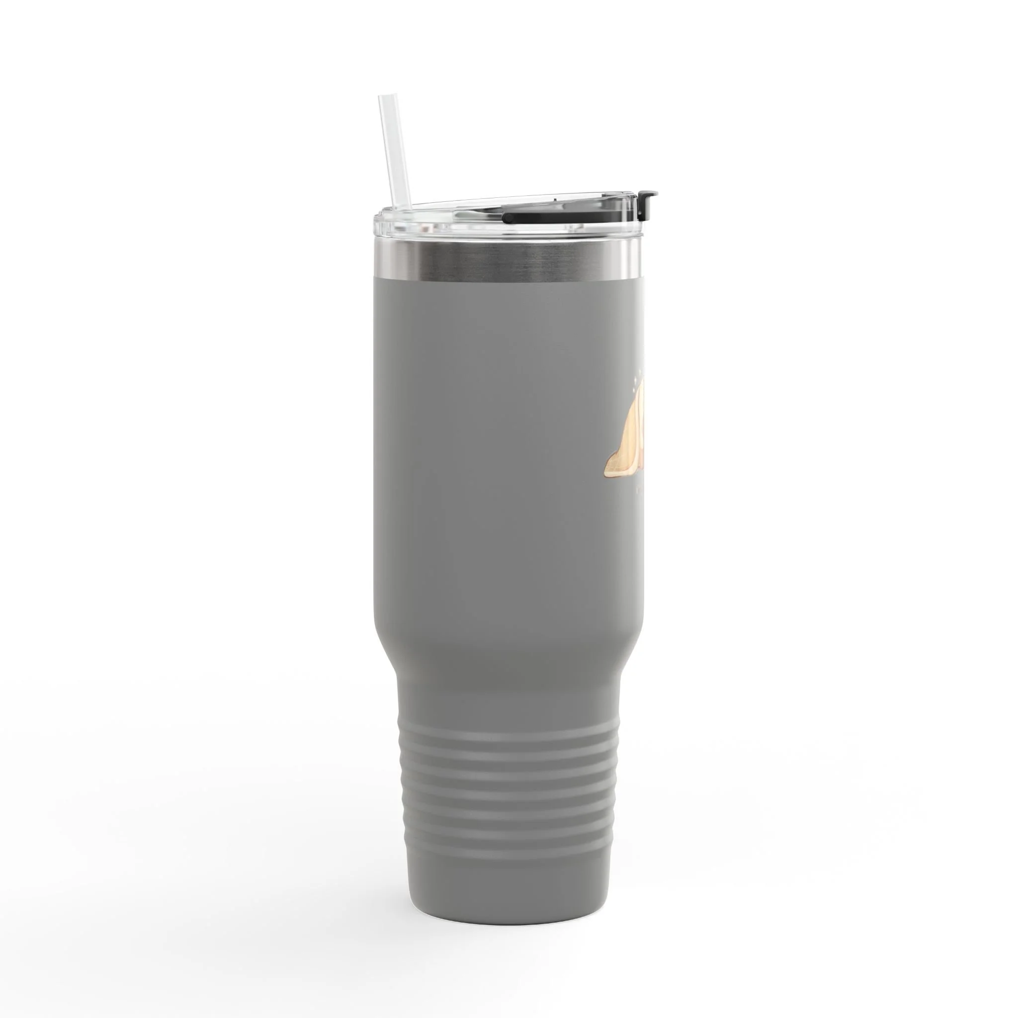 40oz Insulated Travel Mug — Cute Napping Sloths Design (I am completely different)