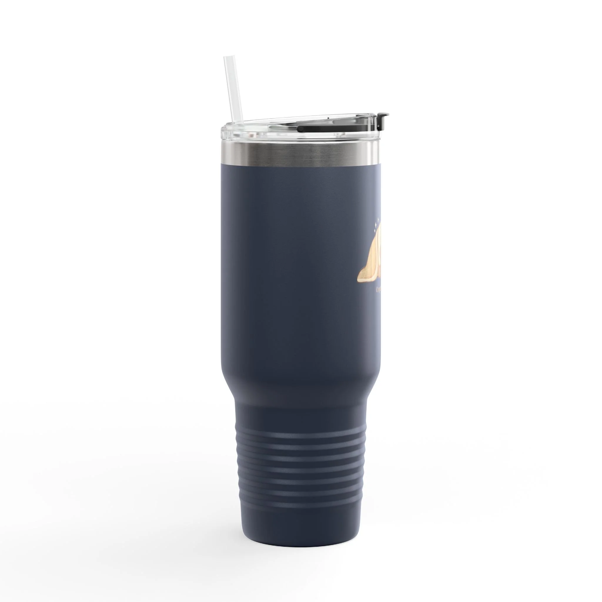 40oz Insulated Travel Mug — Cute Napping Sloths Design (I am completely different)