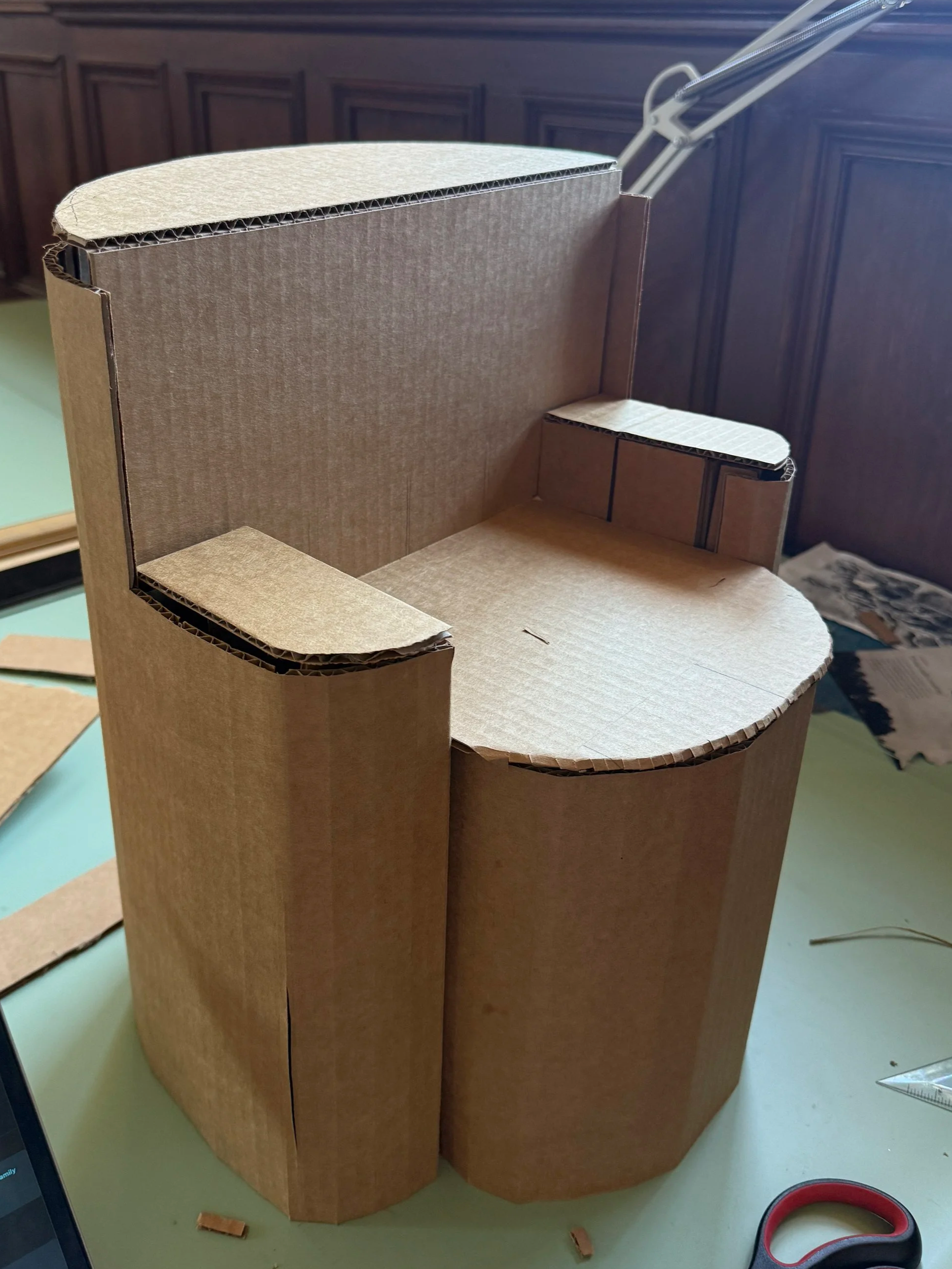 1/2' = 1'  model, no adhesives