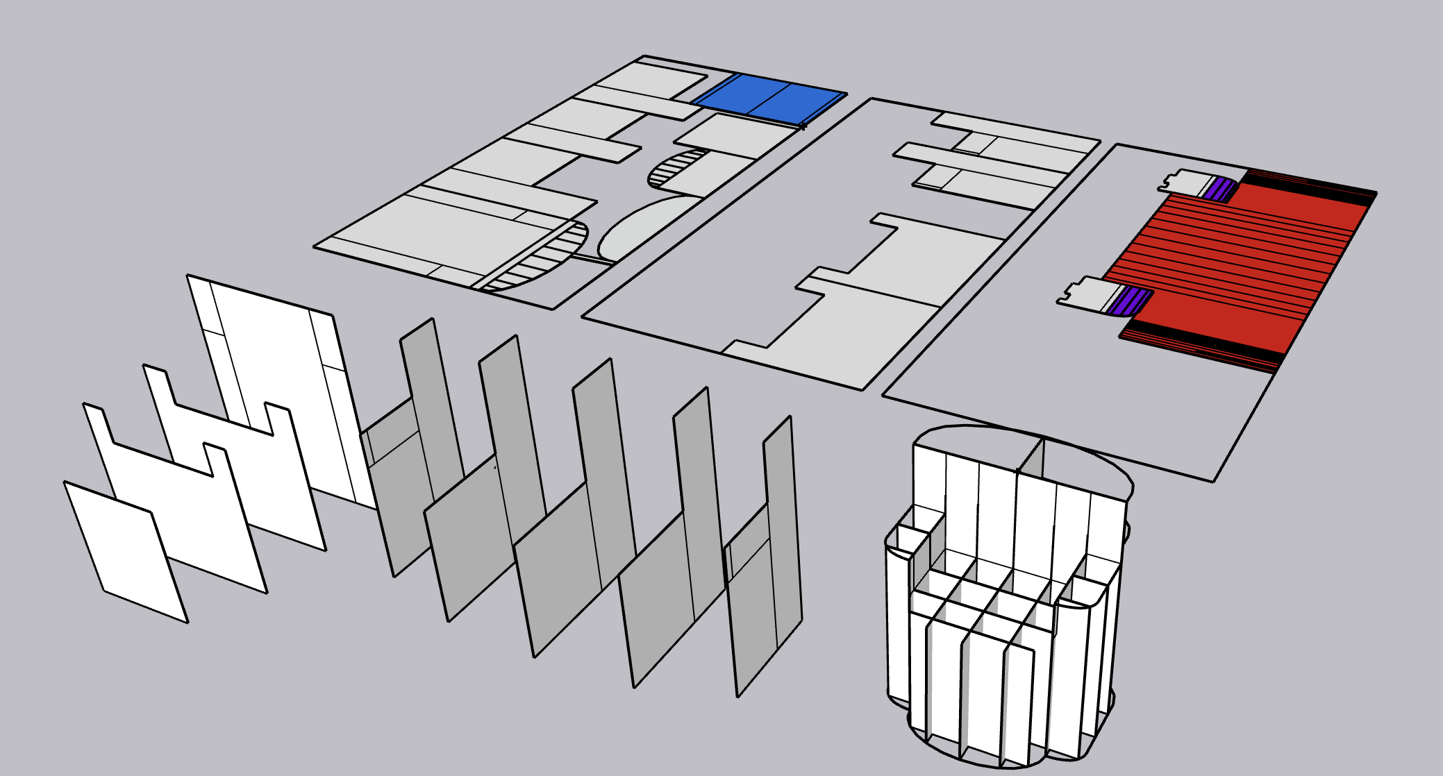 Dimensions and Cutting Plans in SketchUp