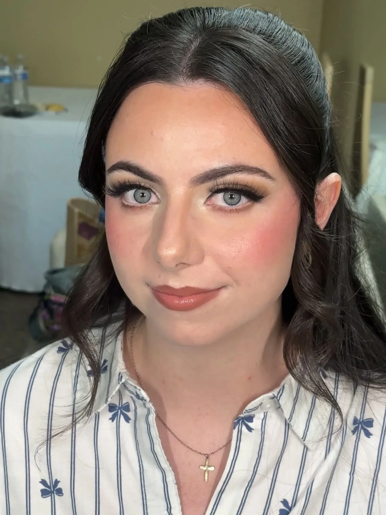 The beautiful bride Hailey💍🩷

I have gotten to do her makeup twice as a maid of honor and now it is her special day. Such an honor. Congratulations Hailey!!