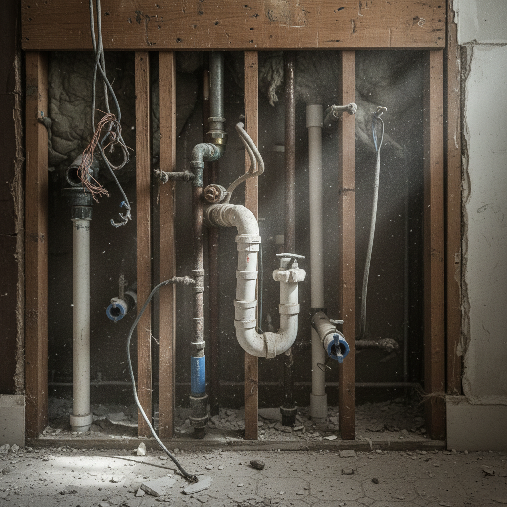 Badkamerrenovatie door Comfort-Bad – aanpassingen leidingen