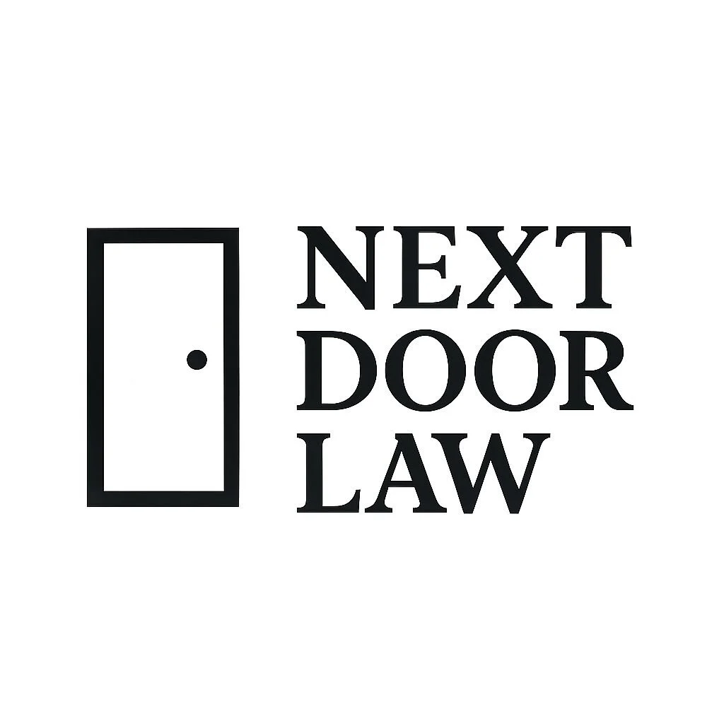🌟 Big Announcement &mdash; Next Door Law Is Officially Open! 🌟

I&rsquo;m incredibly proud to share that as of today, Next Door Law is open for business!🚪⚖️This has been a dream in motion for a long time, and I truly could not have taken this step