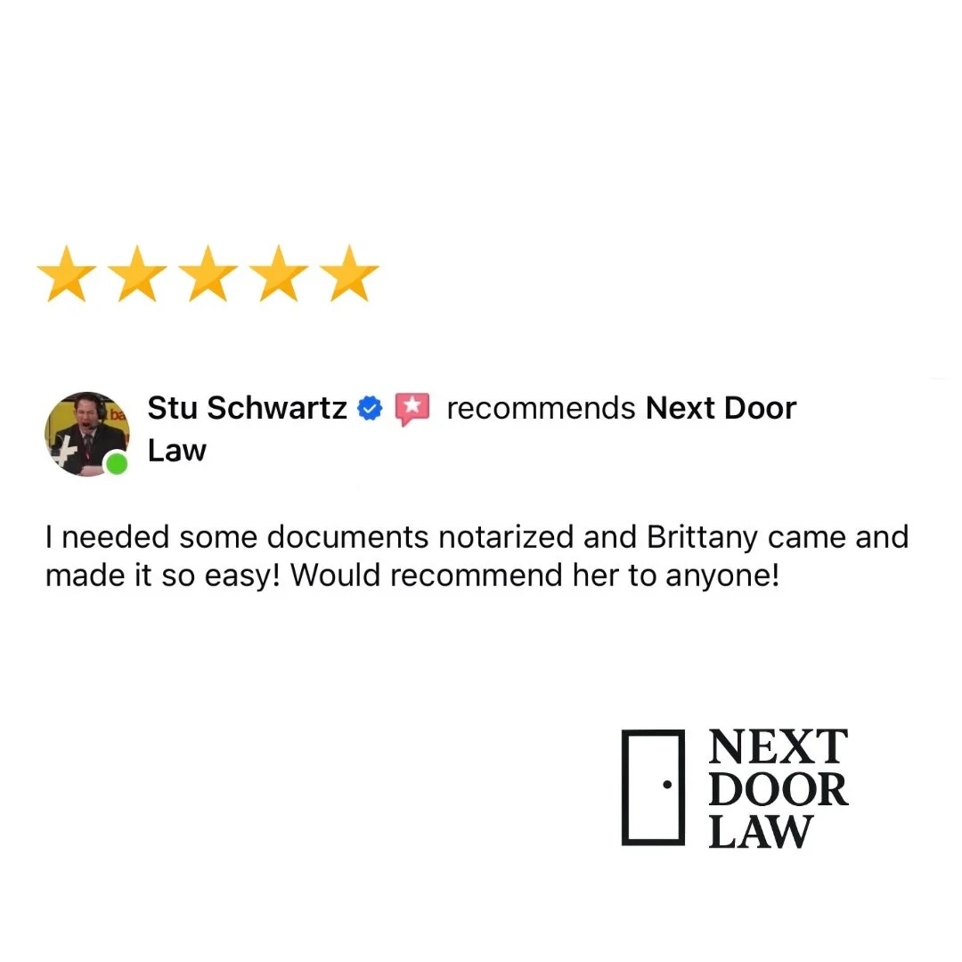 ★★★★★
Trusted by Ottawa locals&mdash;including well-known media personalities.
Thank you, Stu, for the kind recommendation and for trusting Next Door Law.

📩 DM us anytime to book a consultation
Or visit the link in bio.
📞 613-985-1481
Next Door La