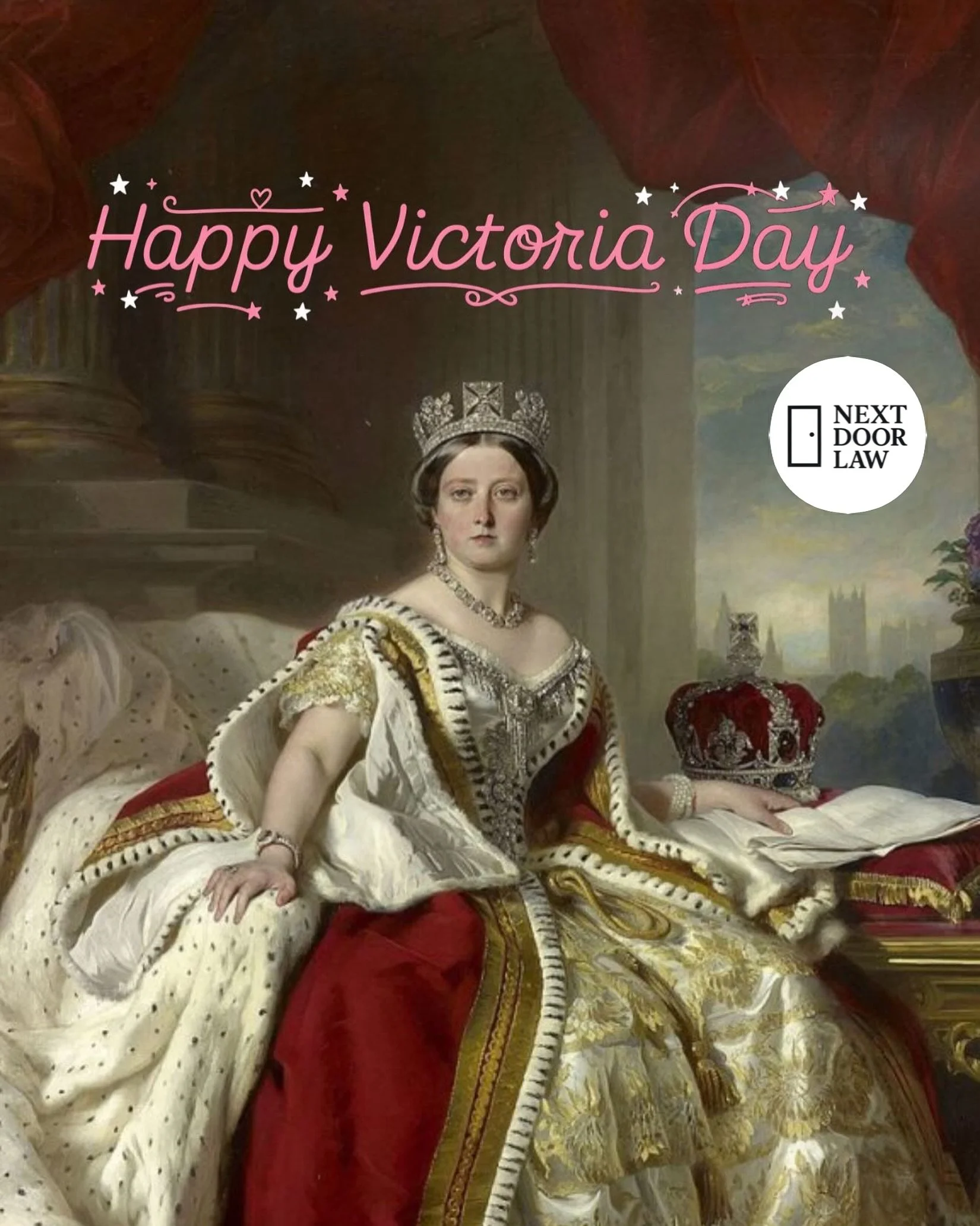 Hope everyone had a safe and relaxing Victoria Day long weekend 🇨🇦✨

From all of us at  Next Door Law￼, thank you for your continued support. Wishing you a great week ahead.

#queenvictoria #victoriaday #nextdoorlaw #lawfirm #ottawa