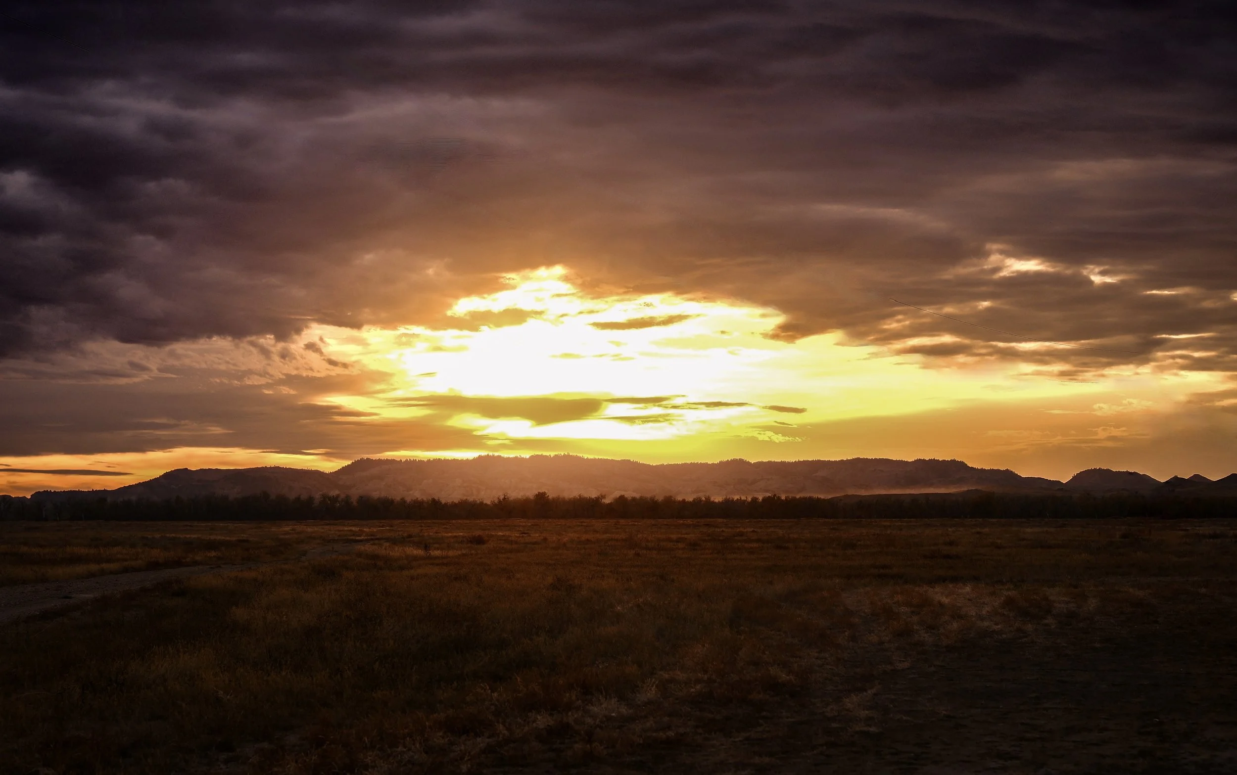Sunset Wolf Mountain