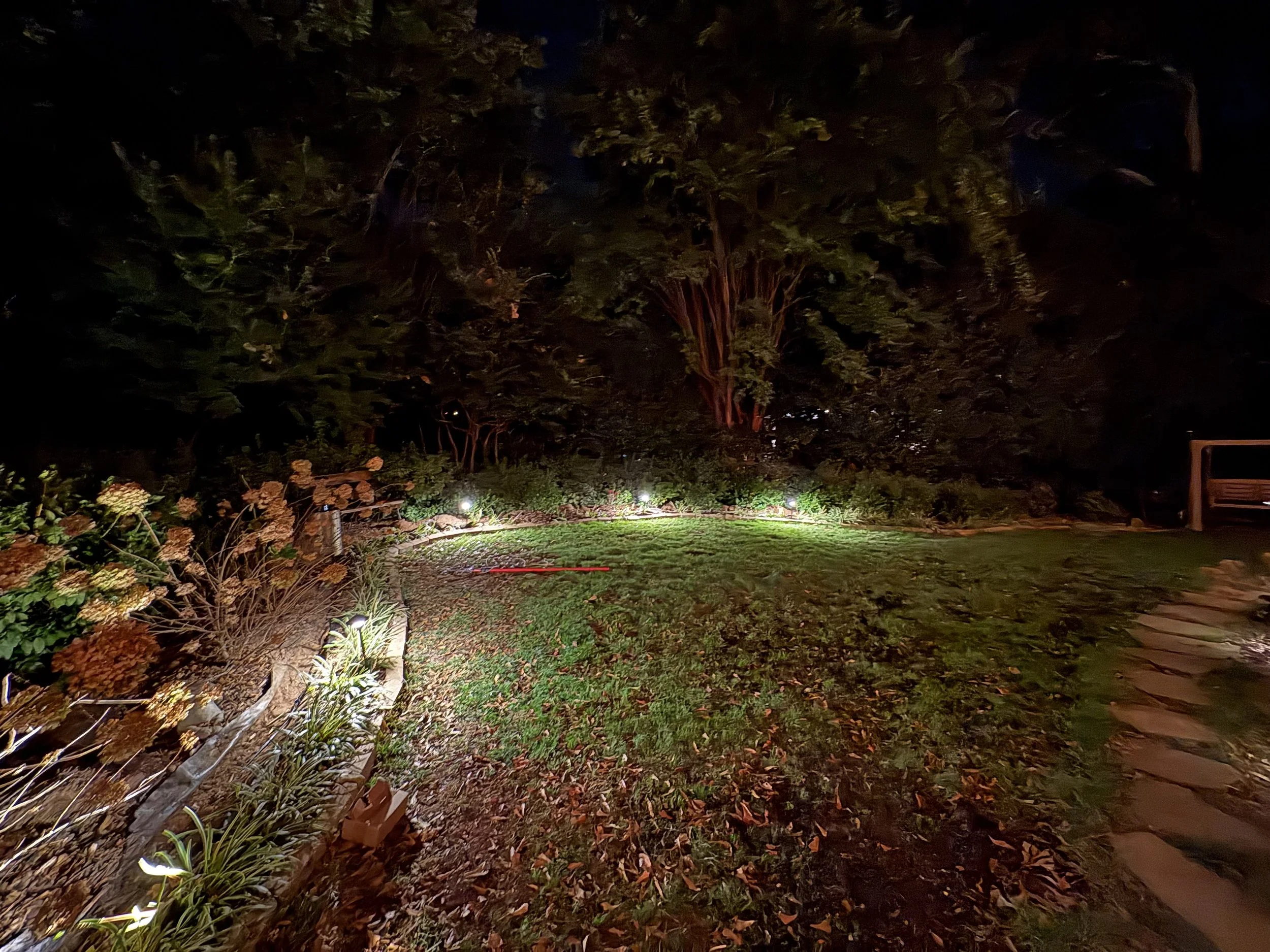Augusta Rd Backyard Renewal (Landscape Lighting/In-Progress)