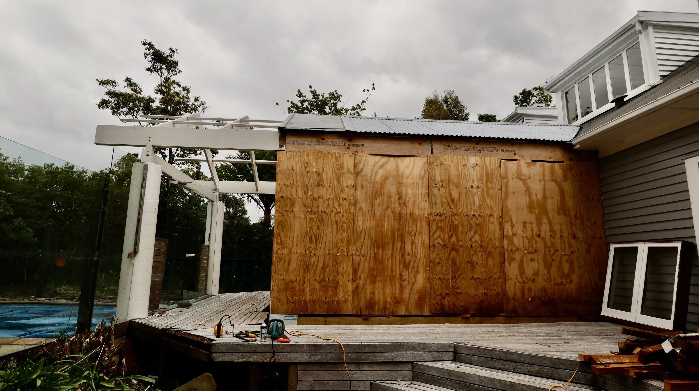 Outdoor area renovation for Auckland home
