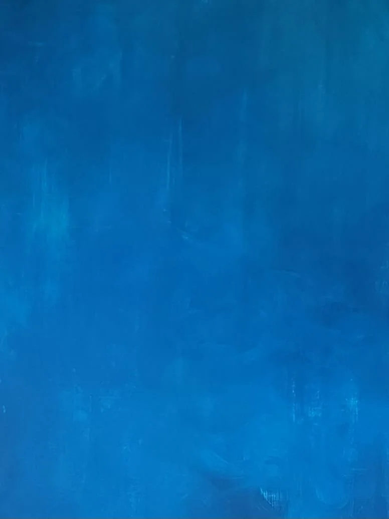 blue large abstract painting for hotel lobby