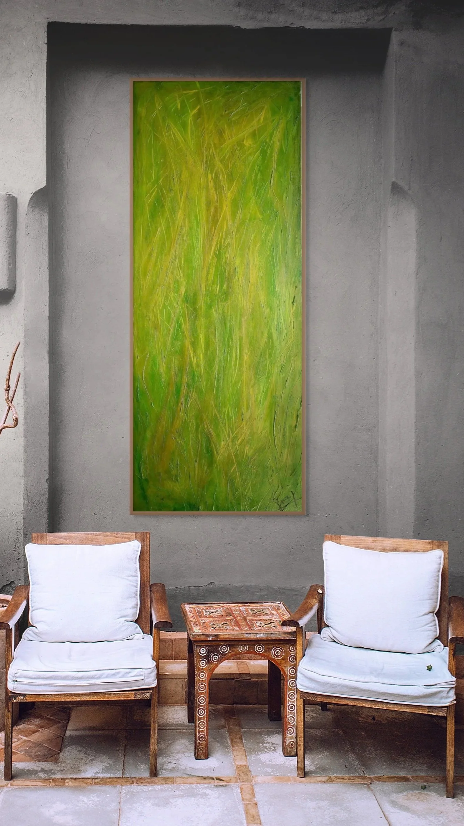 "Springest" (2025) ( This work has inhabited in "International Contemporary Art Fair, 2025, in Braga, Portugal).