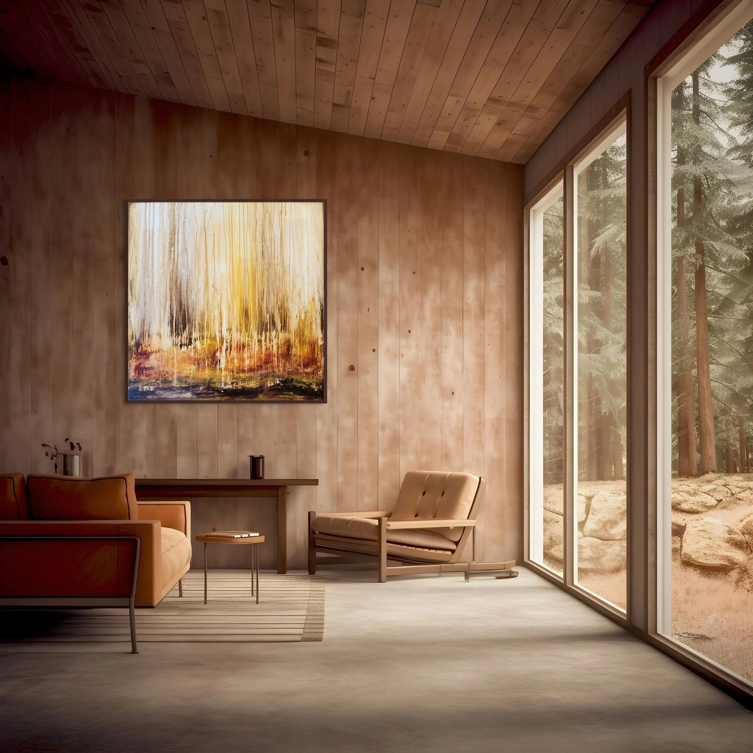 Art for luxurious living rooms