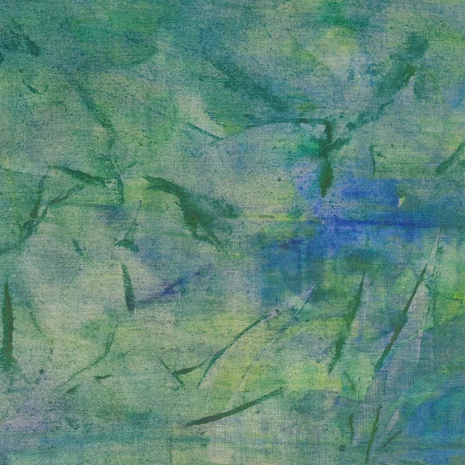 large blue paintings for waiting rooms