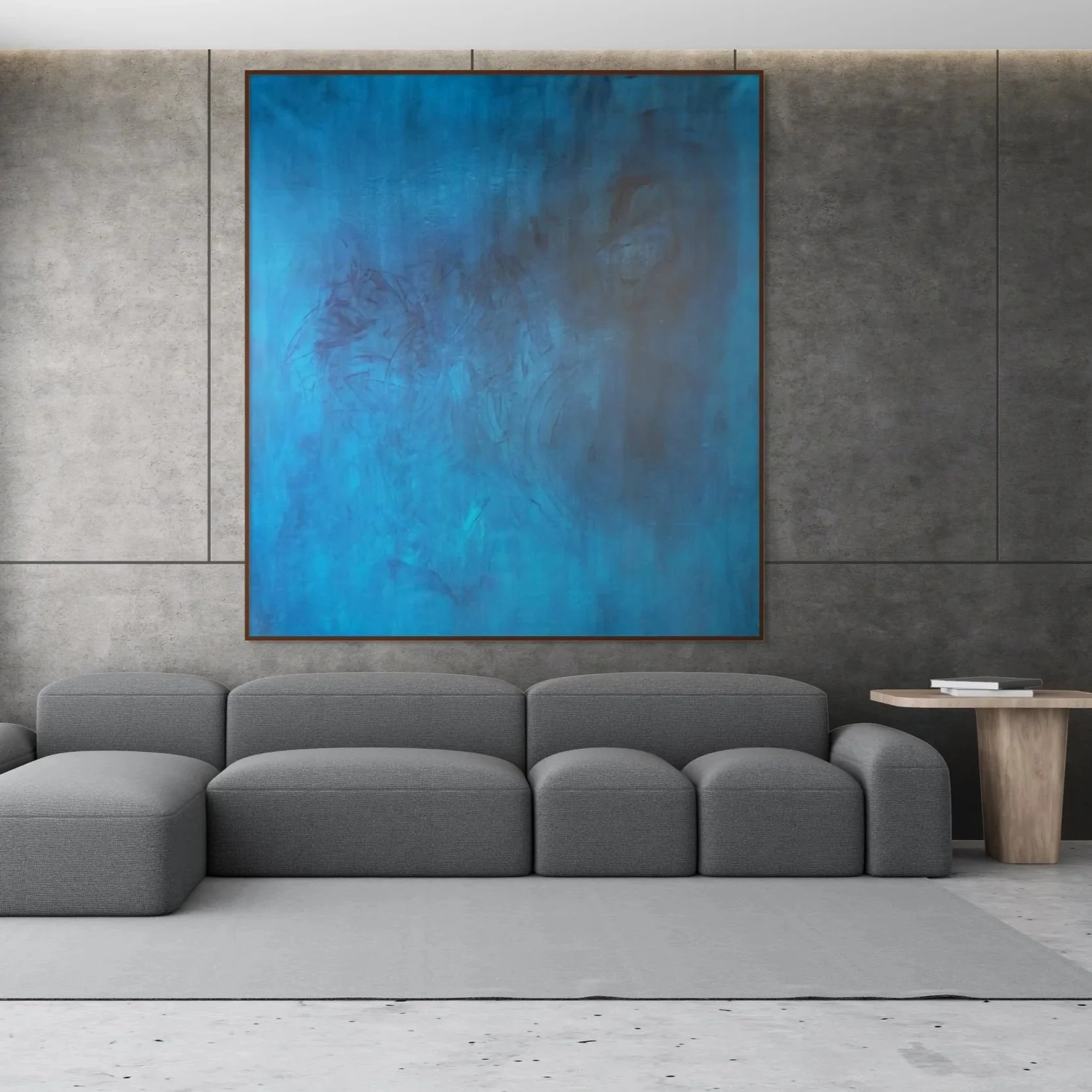 Blue Paintings for Corporate Spaces and Hospitality