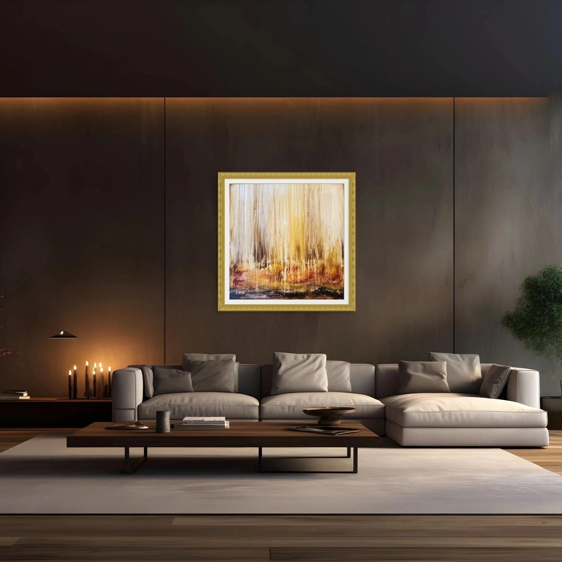Art for luxurious living rooms